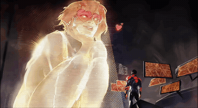 Woman With Hearts On Eyes GIF
