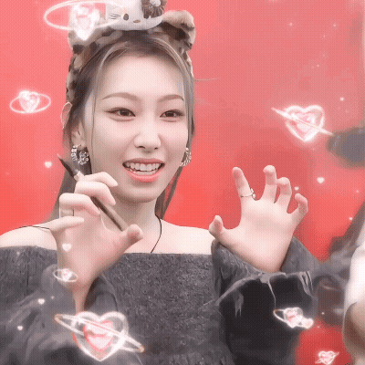 Woman With Hello Kitty Headband Smiling GIF