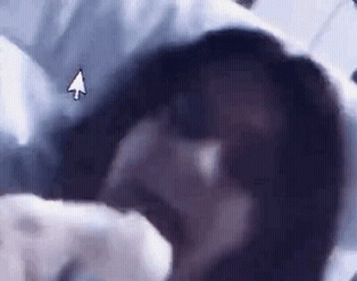 Woman With Hoop Earrings Close Up GIF
