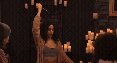 Woman With Horns Dancing GIF