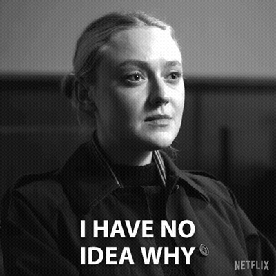 Woman With I Have No Idea Why GIF