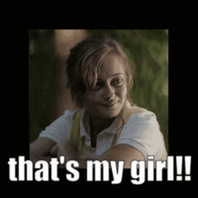 Woman With Ikaw Yun Words GIF