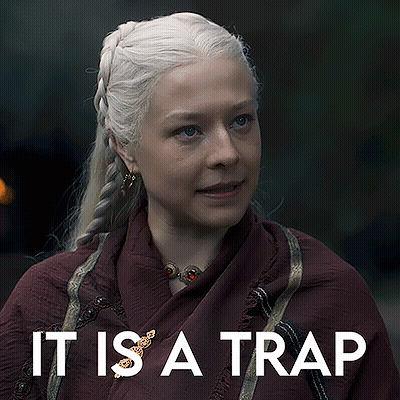 Woman With It Is A Trap GIF