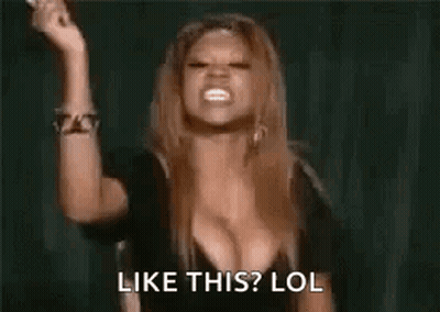 Woman With Large Breast At Microphone Saying Like This LOL GIF