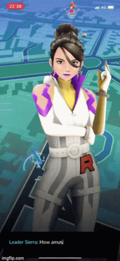 Woman With Letter R On Shirt GIF