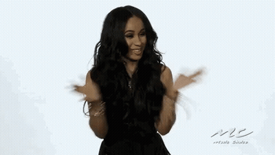 Woman With Long Black Hair GIF