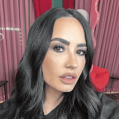 Woman With Long Black Hair And Nose Ring GIF