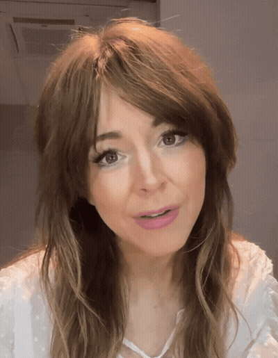 Woman With Long Brown Hair GIF