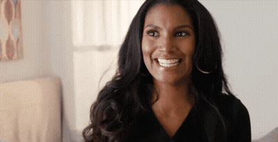 Woman With Long Dark Hair Smiling GIF