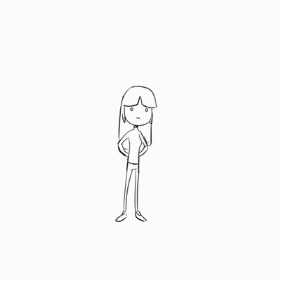 Woman With Long Hair And Wings GIF