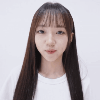 Woman With Long Hair Covering Face GIF