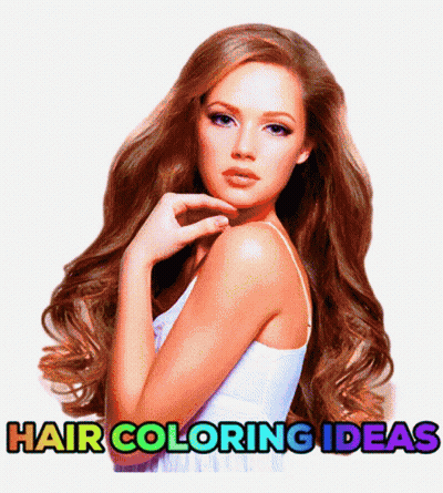 Woman With Long Hair Hair Coloring Ideas GIF