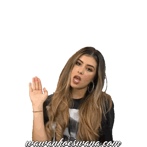 Woman With Long Hair In Front Of Pengen Pipis Banner Sticker