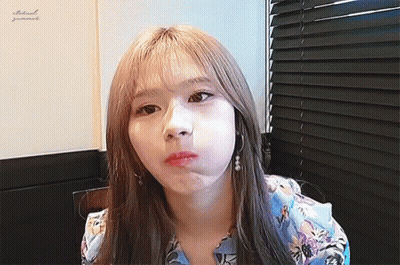 Woman With Long Hair Making Funny Face GIF
