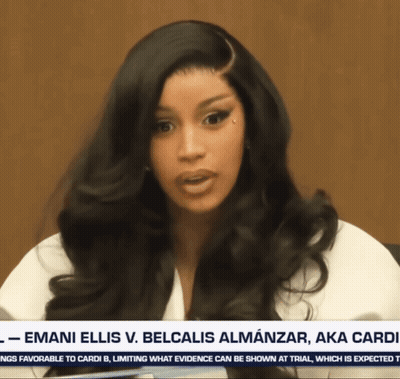 Woman With Long Hair On News Channel GIF
