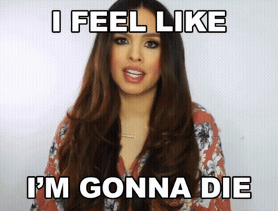 Woman With Long Hair Says I Feel Like Im Gonna Die GIF