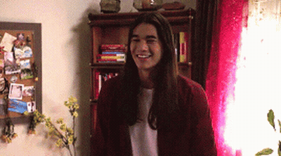 Woman With Long Hair Smiling GIF