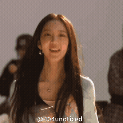 Woman With Long Hair Smiling Hashtag 404Unoticed GIF