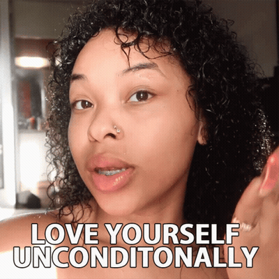 Woman With Love Yourself Unconditionally GIF