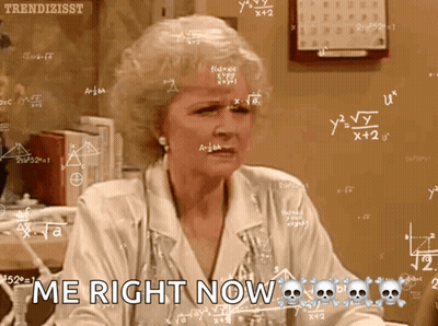 Woman With Math Equations Saying Me Right Now GIF