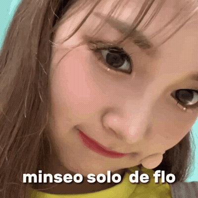 Woman With Minseo Solo De Flo GIF