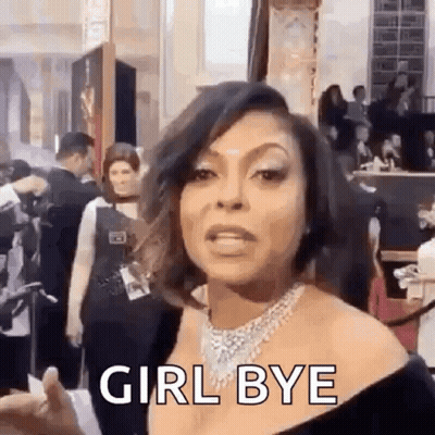 Woman With Necklace Says Girl Bye GIF