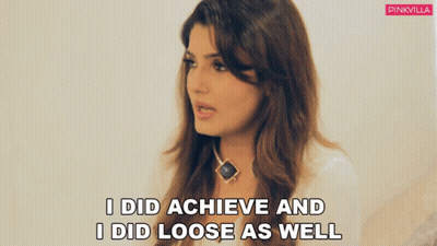 Woman With Necklace Says I Did Achieve And I Did Loose As Well GIF