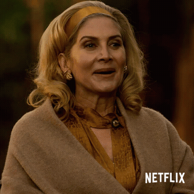 Woman With Netflix Logo GIF