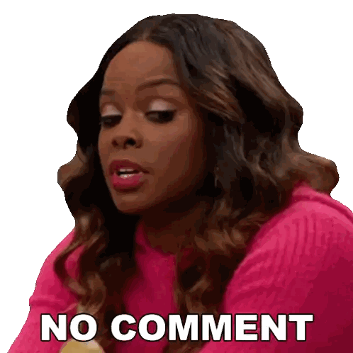 Woman With No Comment Face GIF