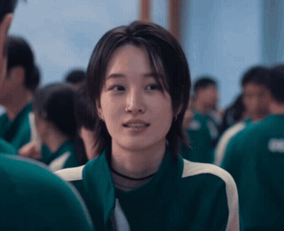 Woman With Nose Ring In Crowd GIF