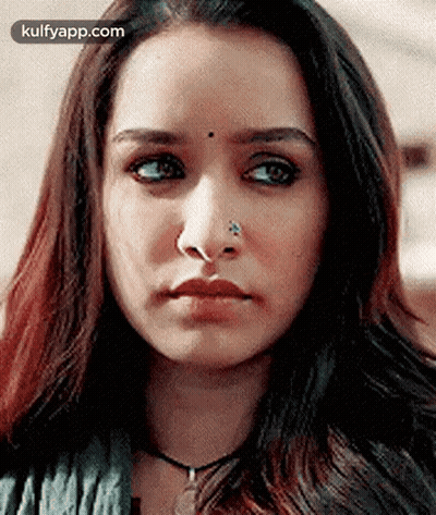 Woman With Nose Ring Looking at Camera