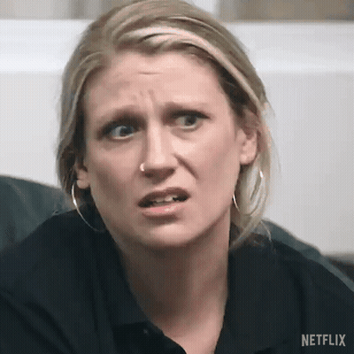 Woman With Nose Ring Making Funny Face GIF