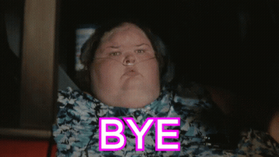 Woman With Nose Ring Says Bye In Pink GIF