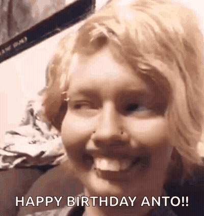 Woman With Nose Ring Smiling Says Happy Birthday Anto GIF