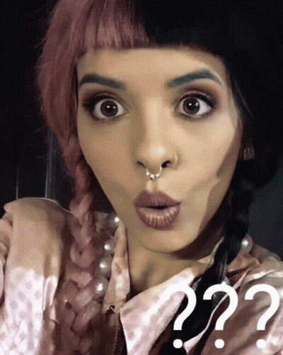 Woman With Nose Ring Surprised Question Mark GIF