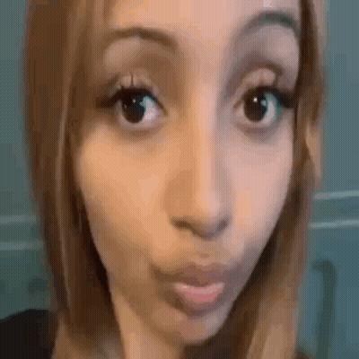 Woman With Open Mouth Making Funny Face GIF