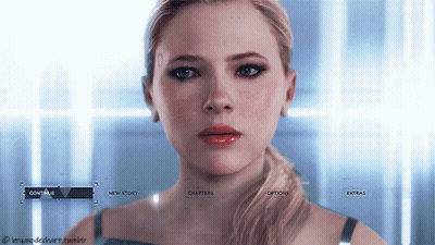 Woman With Options And Chapters Displayed GIF
