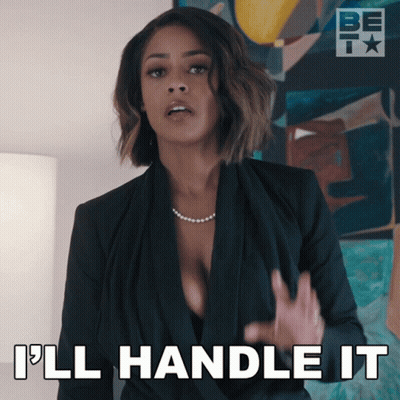 Woman With Pearl Necklace Says I'll Handle It GIF