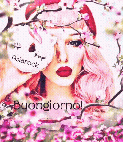 Woman With Pink Hair Holding Donut Asiarock Buongiorno GIF
