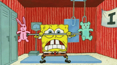 Woman With Pink Towel On Head Making Face With Hands GIF
