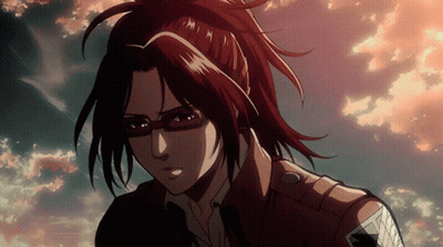 Woman With Ponytail And Glasses Close Up GIF