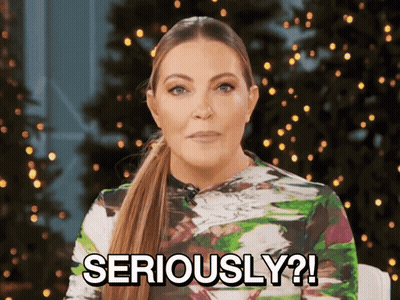 Woman With Ponytail Saying Seriously GIF