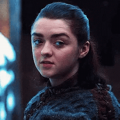 Woman With Ponytail Serious Look GIF