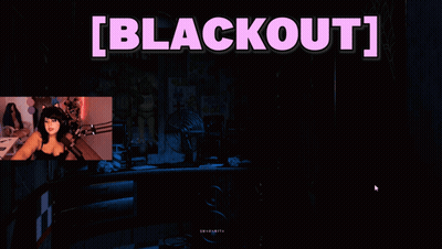 Woman With Purple Hair In Black Crop Top And Denim Jacket GIF