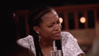 Woman With Purple Hair Saying I Think It Was About The Same GIF
