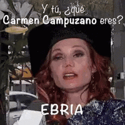 Woman With Red Hair And Black Hat Holding Paper In Front Of Face GIF