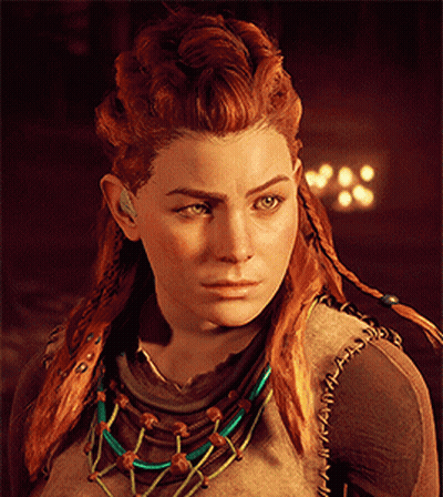 Woman With Red Hair And Braids GIF