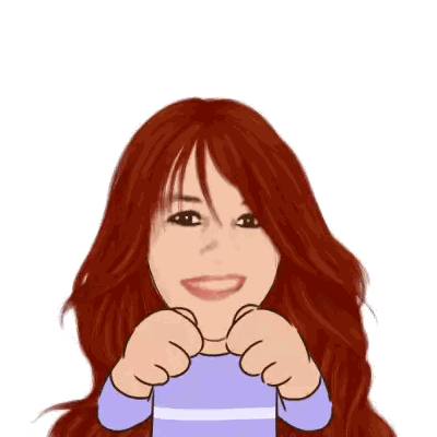 Woman With Red Hair And Speech Bubble Sticker