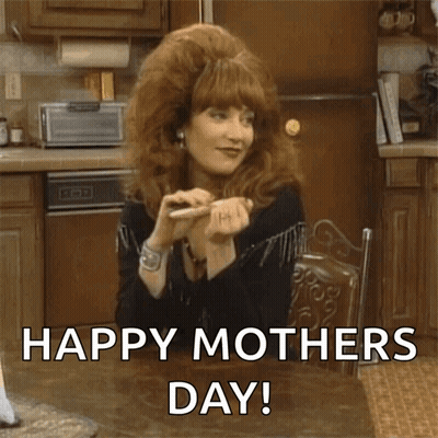Woman With Red Hair Happy Mothers Day GIF