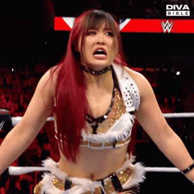 Woman With Red Hair In Diva Bible Ring GIF